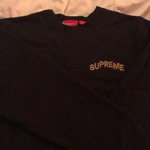 Authentic supreme crewneck thanksgiving 16 drop